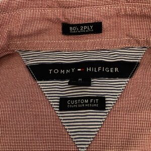 Tommy Hilfiger Red and White Shirt